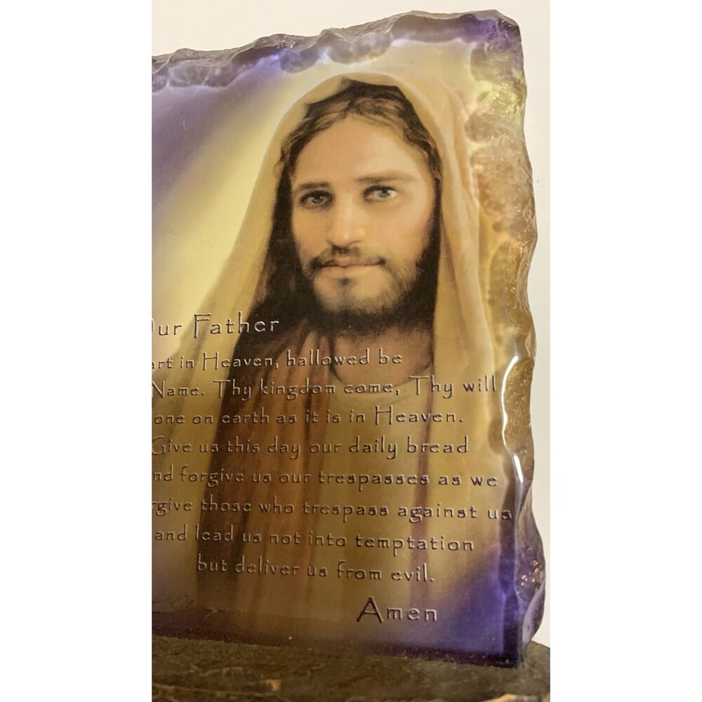 Bradford Exchange Reflections of Faith "The Lord’s Prayer” Plaque Greg Olsen - Picture 11 of 11